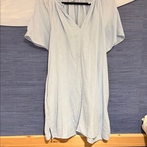 Old Navy Light Blue Midi Dress